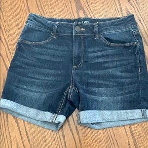 Denim shorts